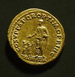 Aureus til minde om Trajanus